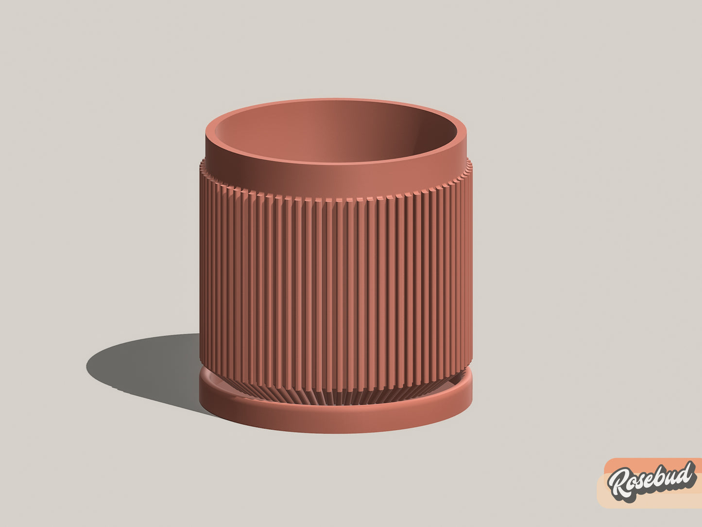 Cadence Planter with Drainage and Drip Tray
