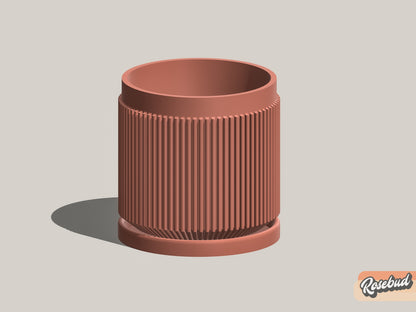 Cadence Planter with Drainage and Drip Tray