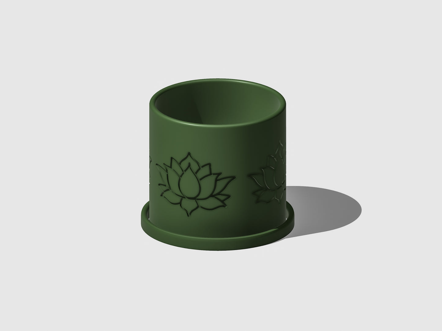 Lotus Flower Plant Pot with Drainage and Add on Drip Tray, Multiple Sizes and Colors Available