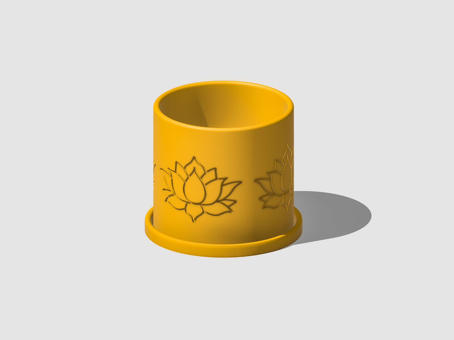 Lotus Flower Plant Pot with Drainage and Add on Drip Tray, Multiple Sizes and Colors Available