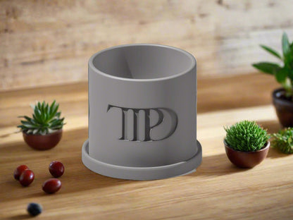 TS Plant Pot With Drainage, TTPD Merch Decor, 3D Printed Planter, Gifts for Swifties, Tortured Poets Department Home Decor