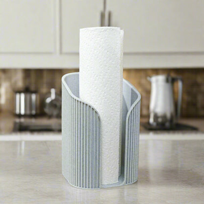Mid-Century Ribbed Paper Towel Holder
