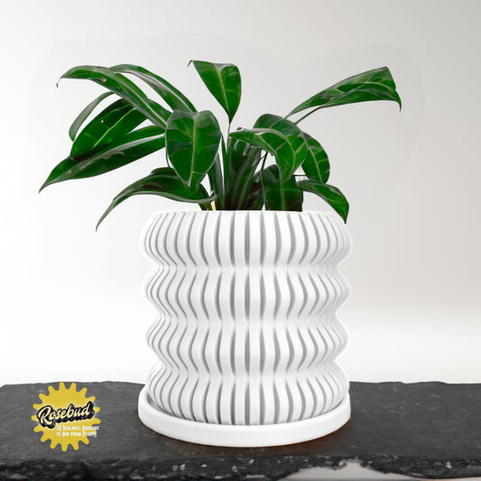 Spira Modern Bubble Plant Pot Unique, 3D Printed Planter, Planter with Drainage, Orchid Pot, Bonsai Planter Pot, Plant Gift, Cottage Core Decor