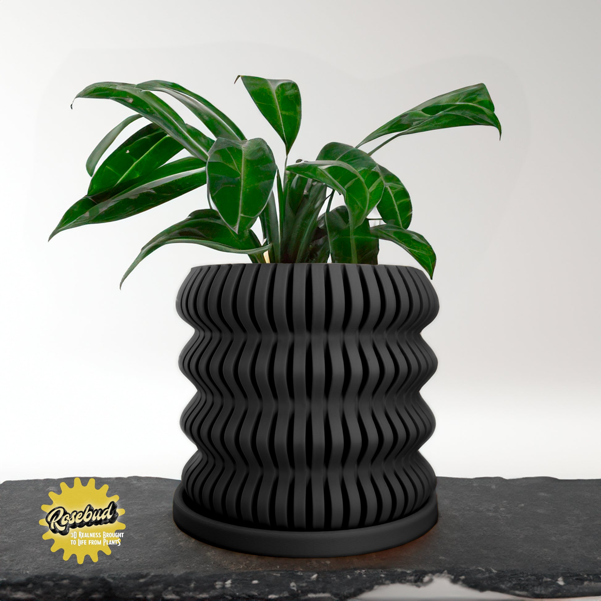 black bubble plant pot Spira Modern Bubble Plant Pot Unique, 3D Printed Planter, Planter with Drainage, Orchid Pot, Bonsai Planter Pot, Plant Gift, Cottage Core Decor Copper