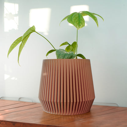 Stratos Modern Plant Pot with Drainage
