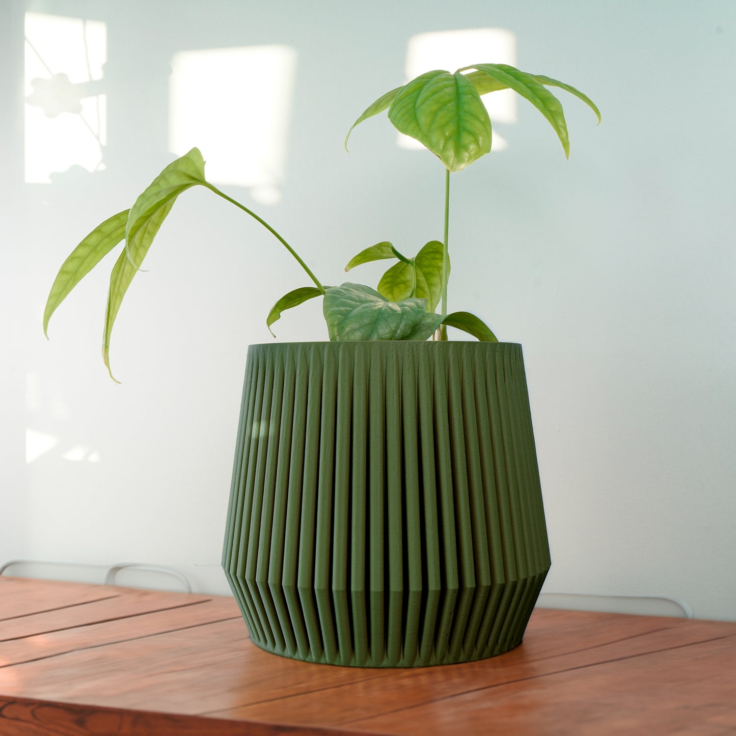 Stratos Modern Plant Pot with Drainage