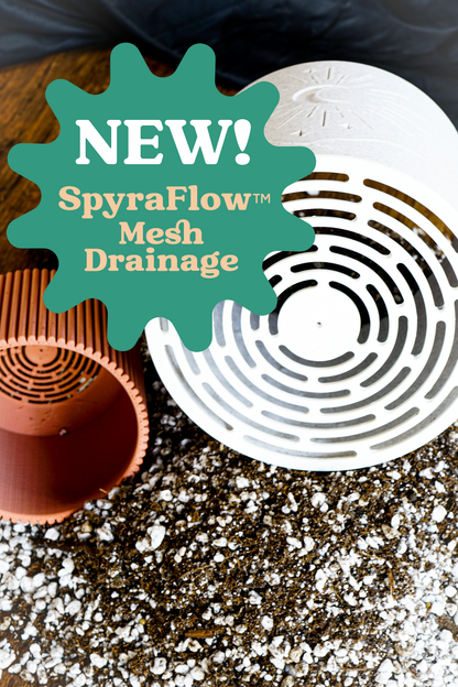 The Parallax Planter Pots with Draiange and Drip Tray, Unique Modern Plant Pot