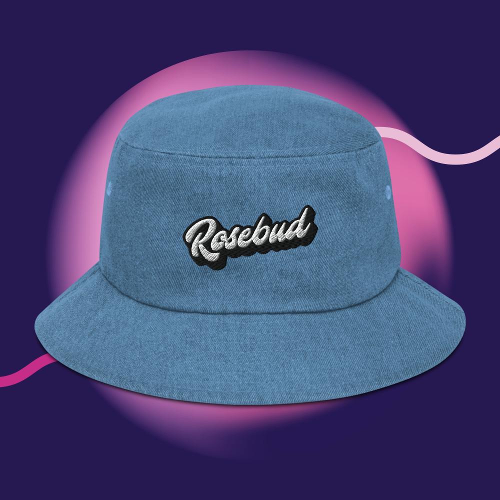 Rosebud Denim bucket hat