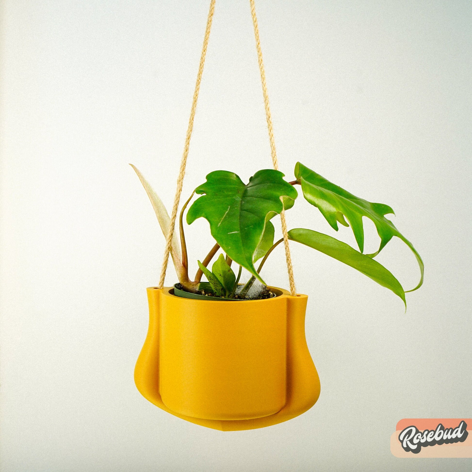 3d print hanging planter Hanging Planter - The Elysian | Modern 3D Printed Pot with Drainage | Indoor Outdoor | Sizes & Colors