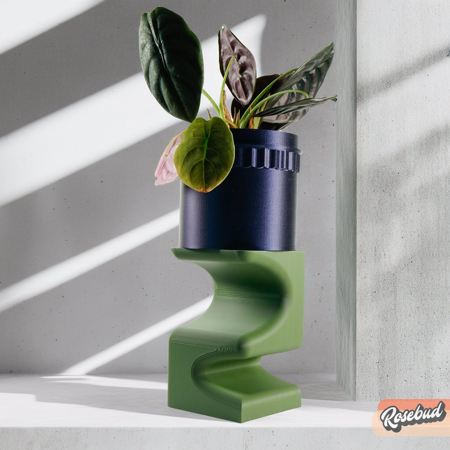 Plant Stand for Indoor Plant Pots - Perfect for House Plants and Plant Lovers, Gift for Plant Lover, Art Deco Planter Stands, Brutalist