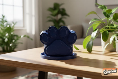 Paw Print Plant Pot with Drainage, Dog Lover Planter, Cute Paw Planter for Succulents, 3D Printed Pet Plant Pot, Dog Mom Gift, Cat Lover Pot