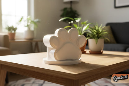 Paw Print Plant Pot with Drainage, Dog Lover Planter, Cute Paw Planter for Succulents, 3D Printed Pet Plant Pot, Dog Mom Gift, Cat Lover Pot