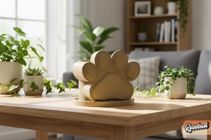 Paw Print Plant Pot with Drainage, Dog Lover Planter, Cute Paw Planter for Succulents, 3D Printed Pet Plant Pot, Dog Mom Gift, Cat Lover Pot