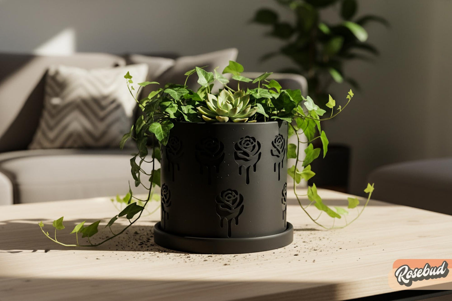 Lightweight indoor plant pot for pothos and philodendroN