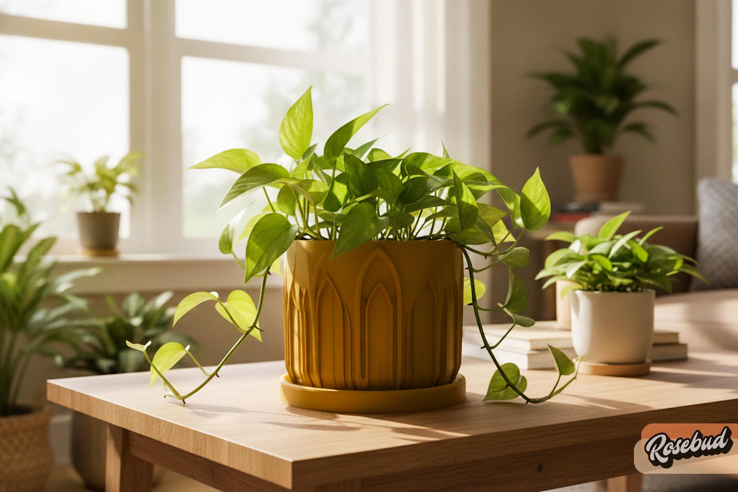 Castle Planter with Drainage Tray, Gothic Planter, Architectural Plant Pot, 3D Printed Planter, Indoor Planter, Unique Home Decor
