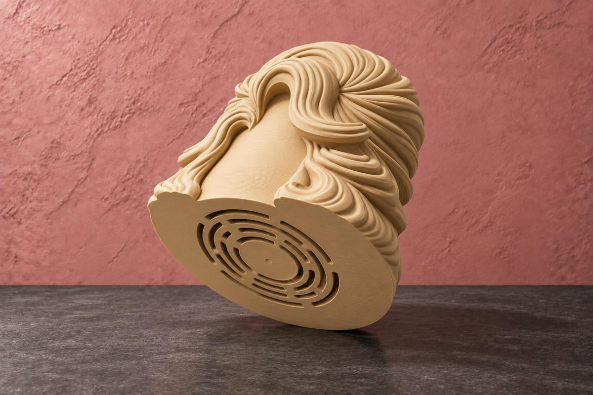 Dolly Parton Wig Planter, Big Hair Plant Pot, 3D Printed Face Planter, Funky Indoor Planter, Southern Glam Decor, Unique Plant Lover Gift