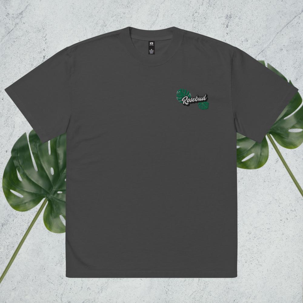 Oversized Rosebud Monstera Tee