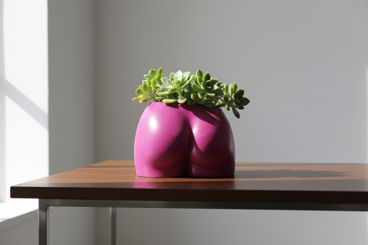 Butt Plant Pot with drainage and Drip trays