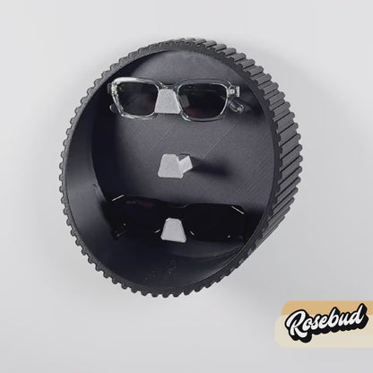 Sunglasses Floating Shelves for Wall, Mid-Century Modern Room Decor, Unique 3D Printed Eyeglasses Display Case, Maximalist Hosting Decor