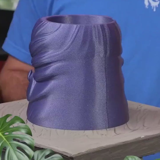 Dolly Parton Wig Planter, Big Hair Plant Pot, 3D Printed Face Planter, Funky Indoor Planter, Southern Glam Decor, Unique Plant Lover Gift