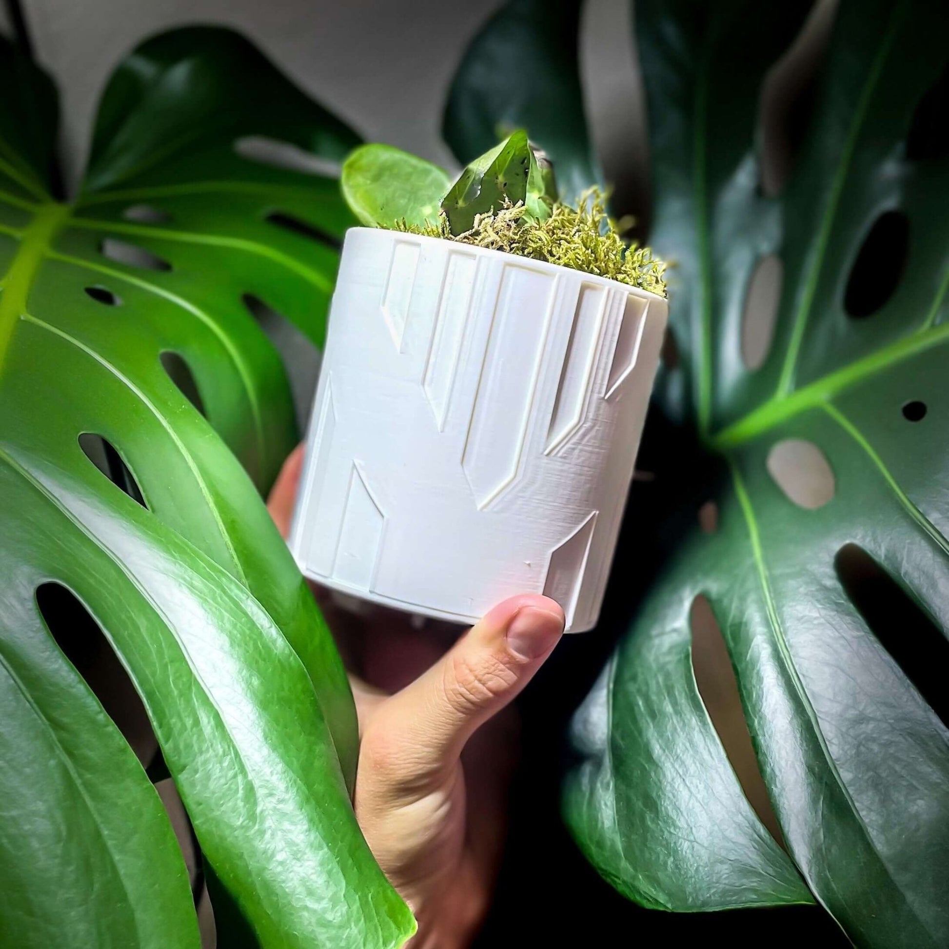 pot tower planter Art Deco Tower Planter
