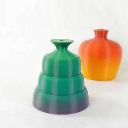 Bubble Water Bell Thumb Pot - Rosebud HomeGoods NO Drip Tray Green MODERN HOME GOOD