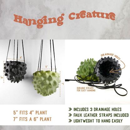 Exotic Orb Hanging Planter - Rosebud HomeGoods Mustard 5 inch MODERN HOME GOOD