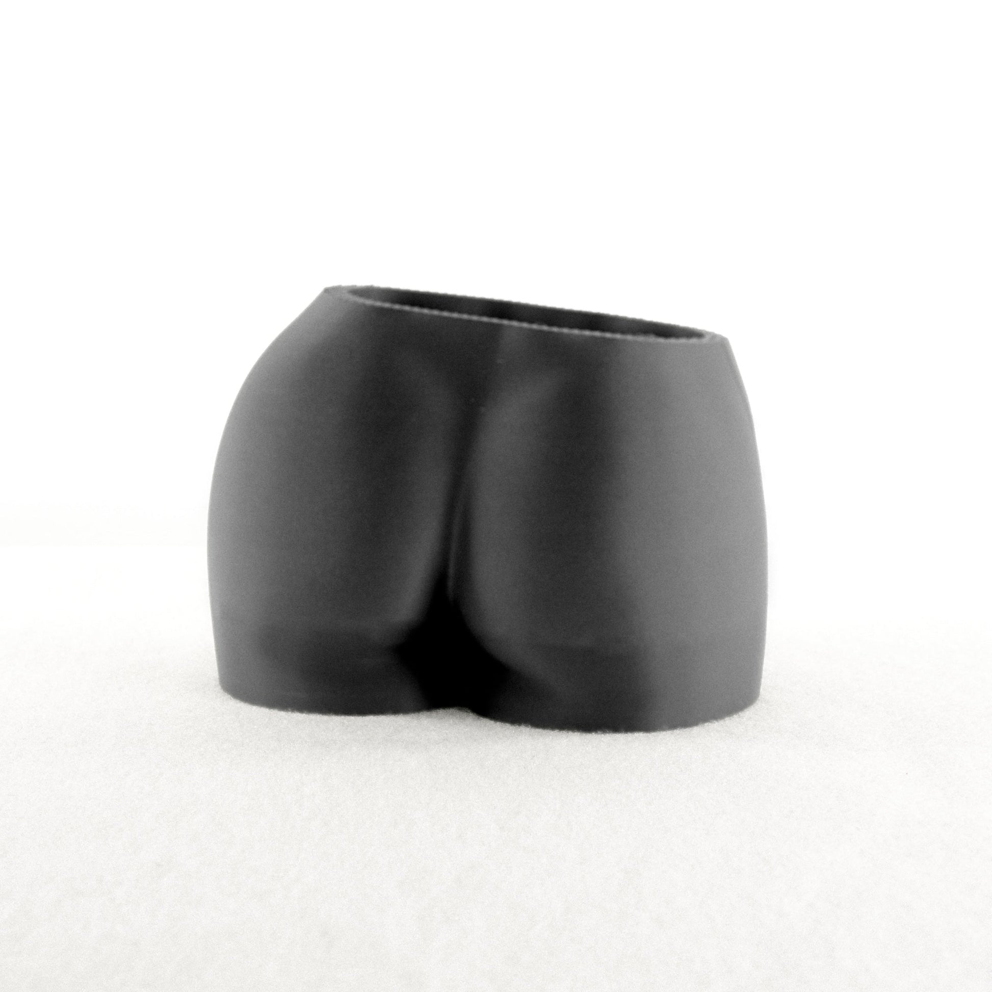 Feminine Butt Planter - Rosebud HomeGoods Black With Drip Tray MODERN HOME GOOD