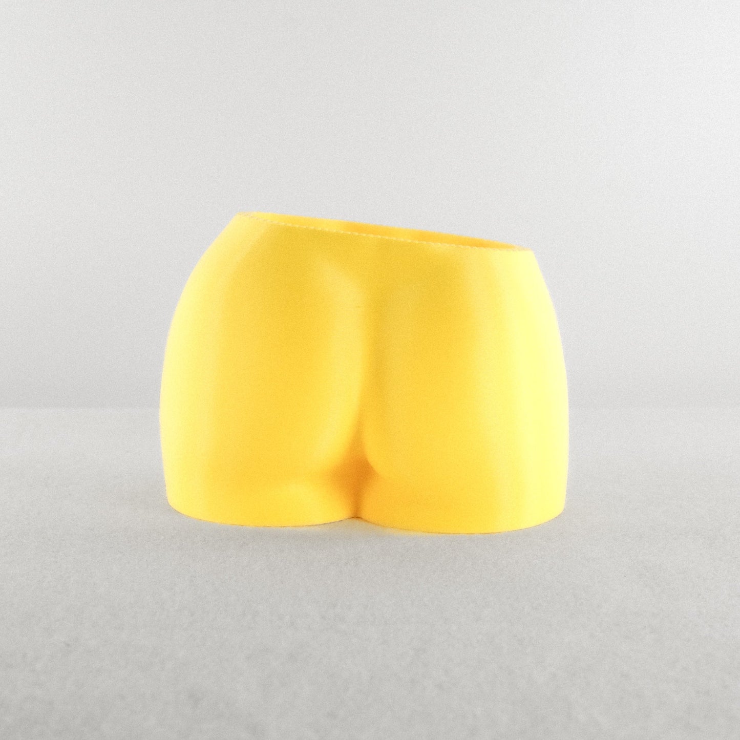 Feminine Butt Planter - Rosebud HomeGoods Mustard With Drip Tray MODERN HOME GOOD