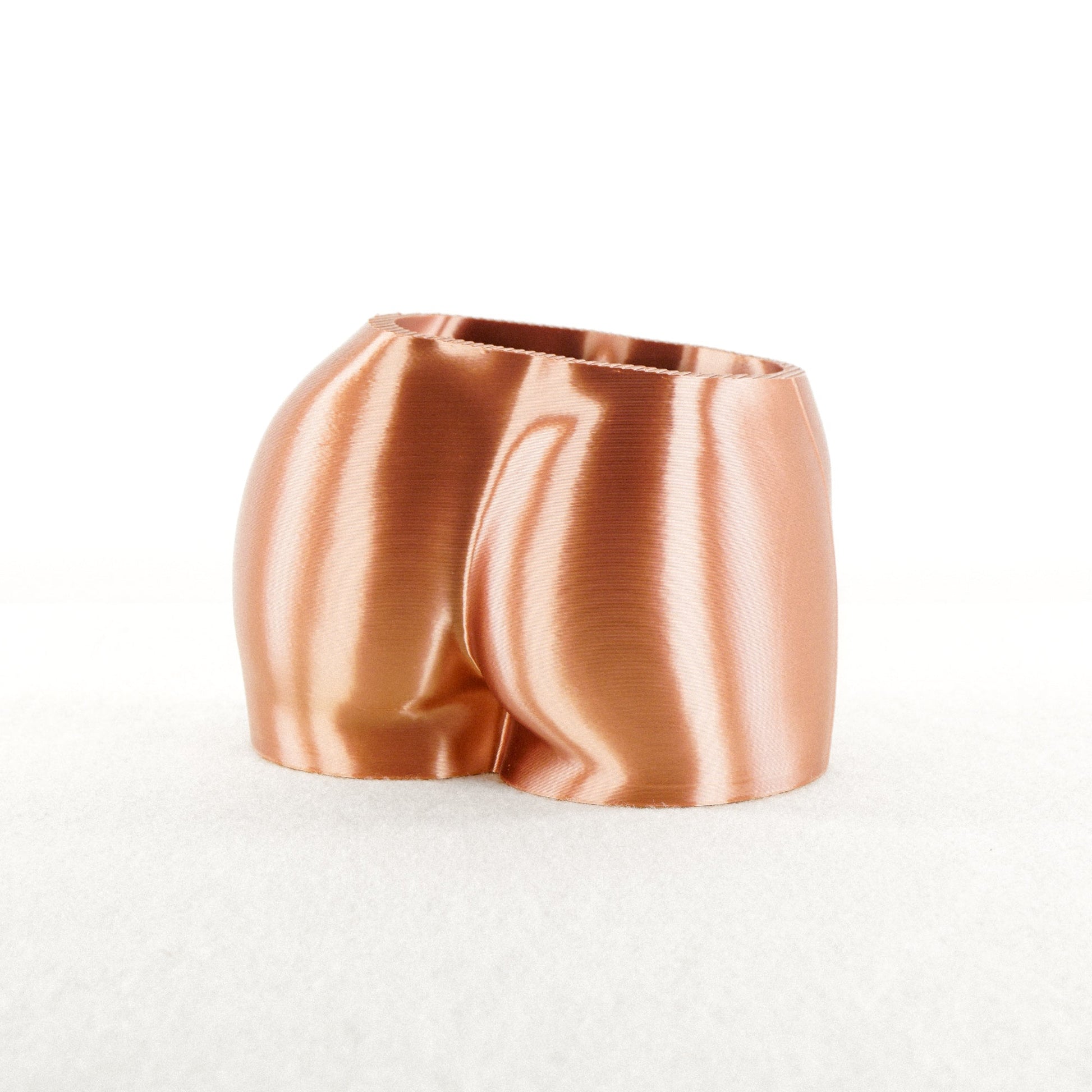 Feminine Butt Planter - Rosebud HomeGoods Copper With Drip Tray MODERN HOME GOOD