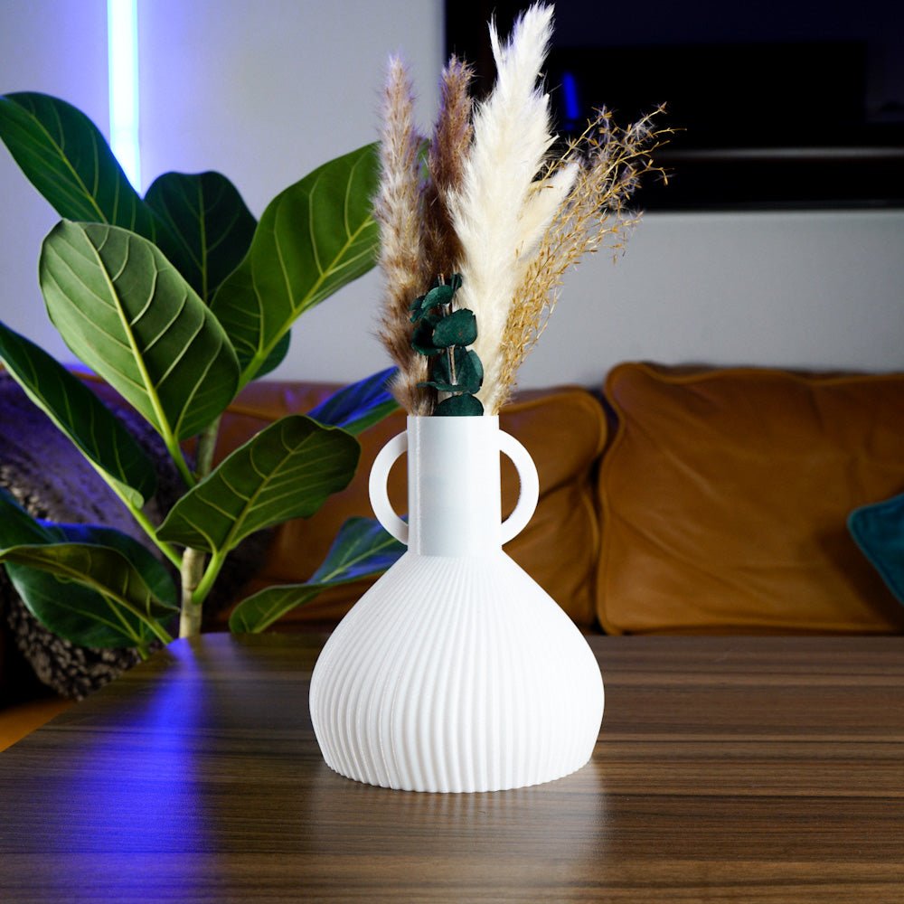 Grecian 3D Printed Vase - Rosebud HomeGoods Black MODERN HOME GOOD