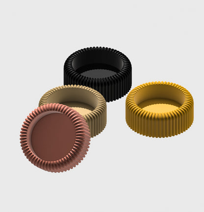 MCM Wine Bottle Holder, Charcuterie Accessories, Eco-Friendly Housewarming Gift and Wine Display, 3D Printed Countertop Kitchen Decor, Rib