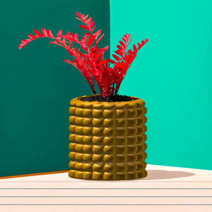 Unique Corn Cob Planter Pot for Houseplants, 3D Printed Gifts for Plant Lovers, Cottagecore Garden Decor, Corn on the Cob Room Decor Quirky