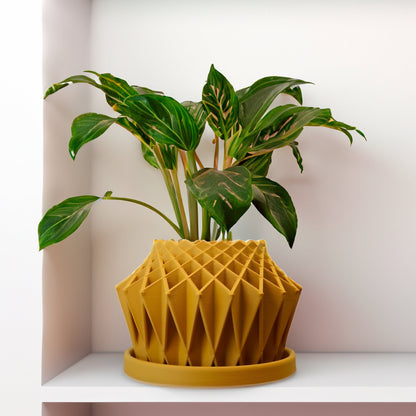 cute house plant pots Galaxy Groove, Cute Plant Pot with Drainage and Saucer, Bonsai Planter Pot Unique, Cacti and House Plant Planter, Lightweight Modern Art Decor – Rosebud HomeGoods