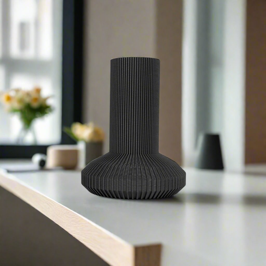 LANCIA Vase - Rosebud HomeGoods Black MODERN HOME GOOD