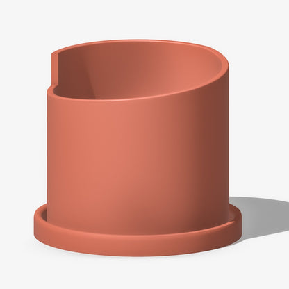 Minimalist Ramp Pot - Rosebud HomeGoods 4 inch Terracotta Without Drip Tray MODERN HOME GOOD