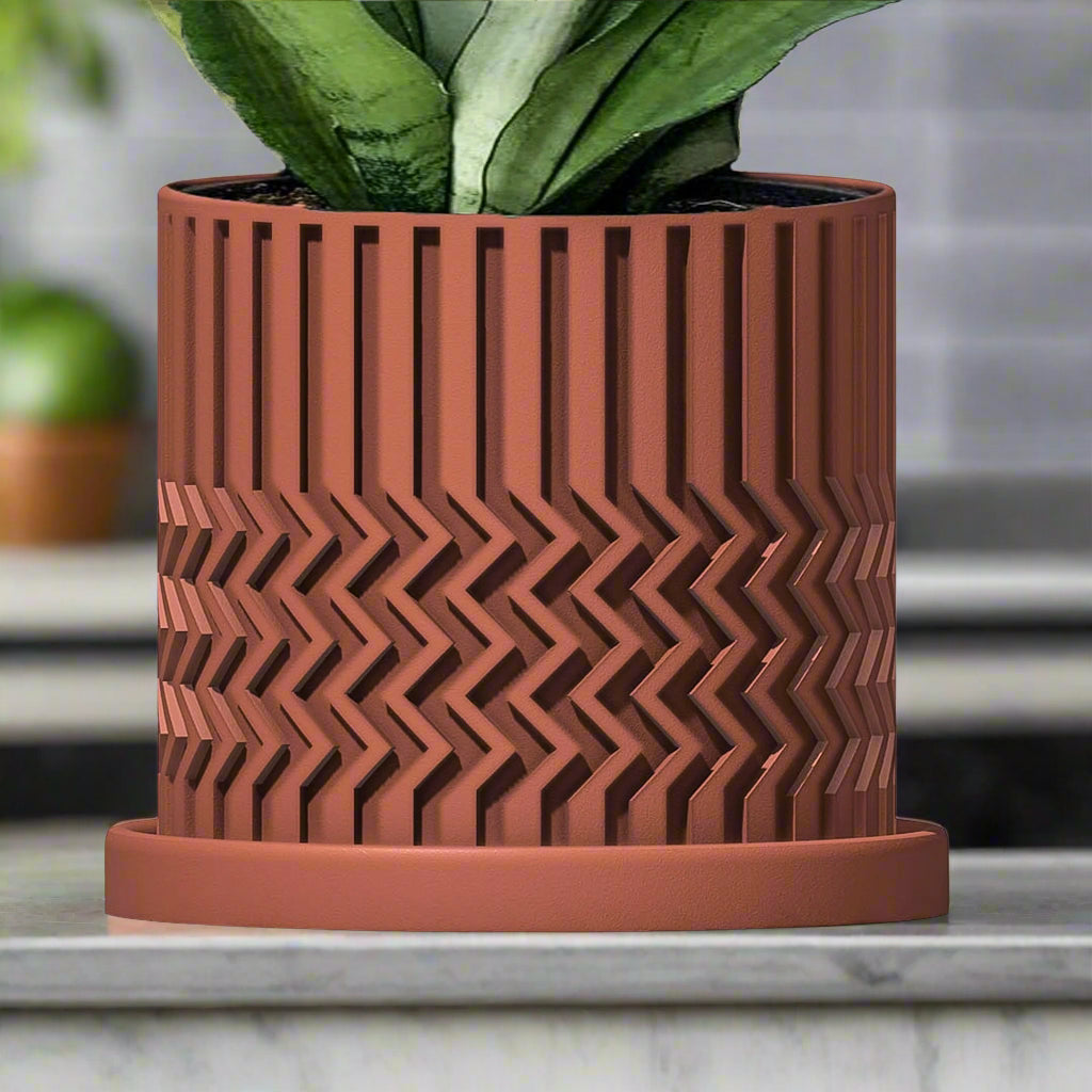 patterned plant pots 3D Printed Plant Pot and Air Plant Holder – Stylish, Durable, Eco-Friendly, Modern Design, Indoor & Outdoor Use, Multiple Sizes & Colors, Lightweight