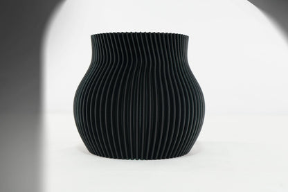 ONDA Vase - Rosebud HomeGoods Black 4 inch MODERN HOME GOOD