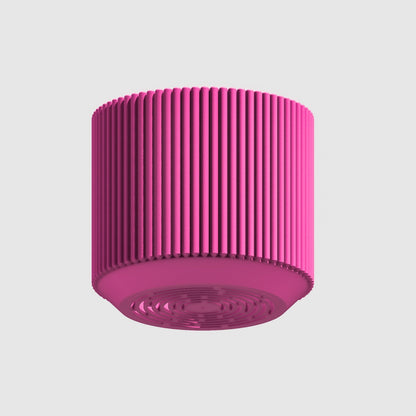 Pink Planter with drainage 'MID CENTURY RIBBED DESIGN' - Rosebud HomeGoods Pink 4 Inch - No Tray MODERN HOME GOOD