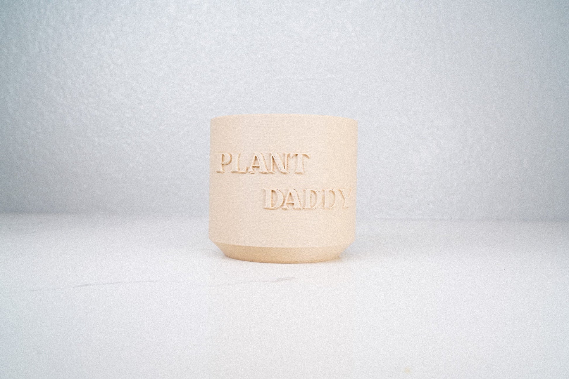 Plant Daddy Planter - Rosebud HomeGoods 4 Inch Beige With Drip Tray MODERN HOME GOOD