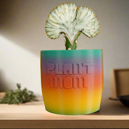 pot mom plant 3D Printed Plant Pot and Air Plant Holder – Stylish, Durable, Eco-Friendly, Modern Design, Indoor & Outdoor Use, Multiple Sizes & Colors, Lightweight