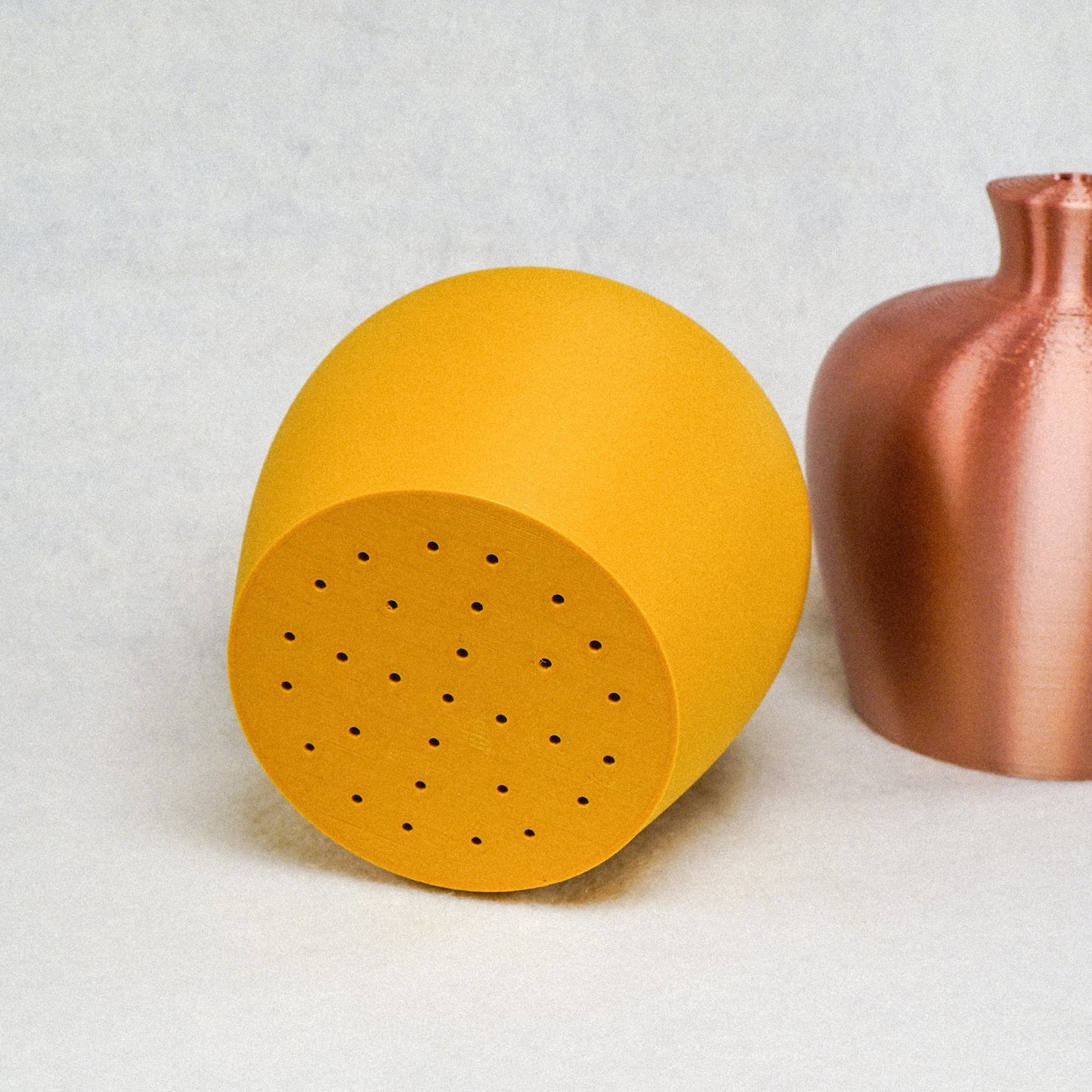 Simple Water Bell Thumb Pot - Rosebud HomeGoods NO Drip Tray Mustard MODERN HOME GOOD