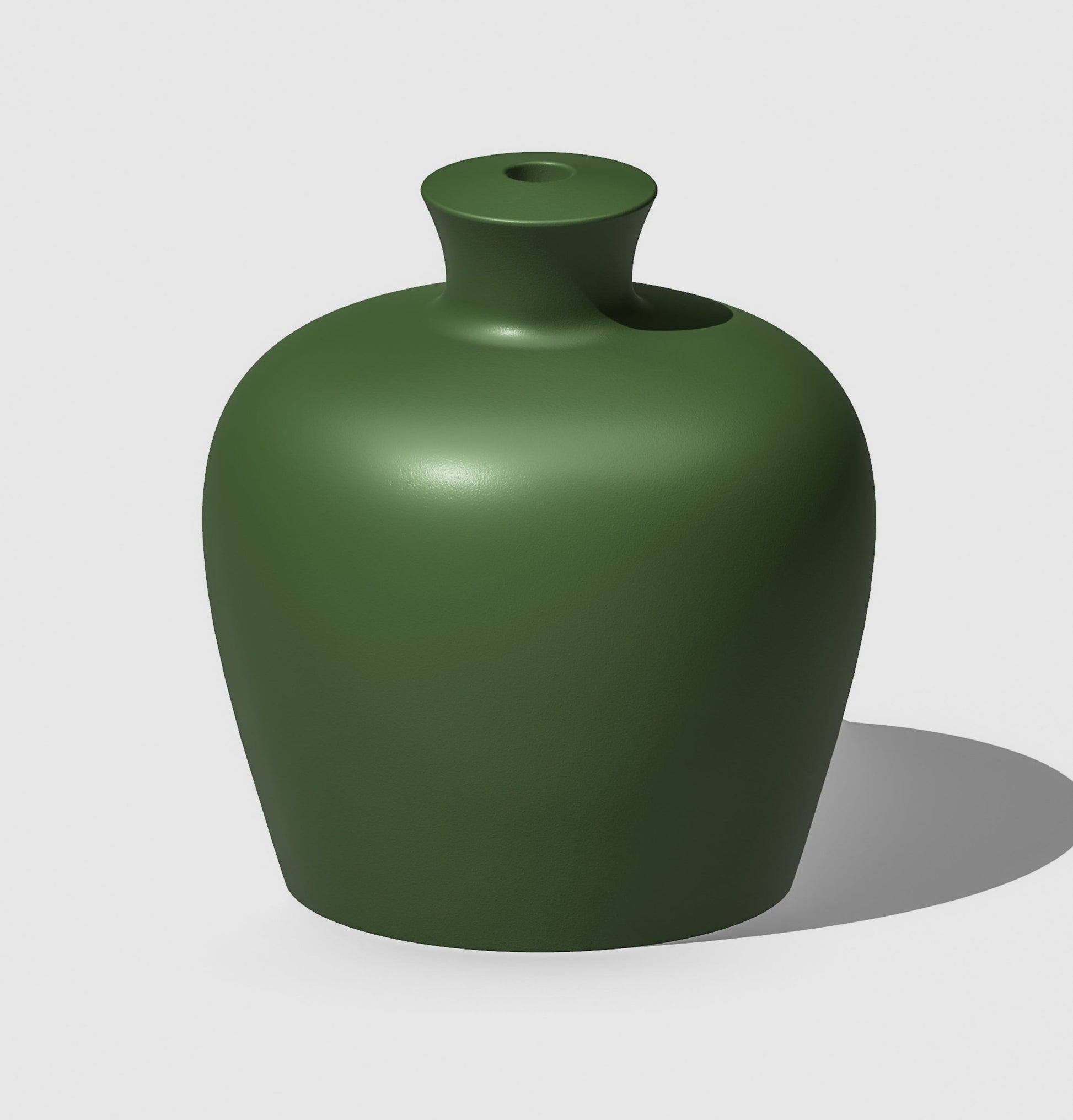 Simple Water Bell Thumb Pot - Rosebud HomeGoods NO Drip Tray Green MODERN HOME GOOD