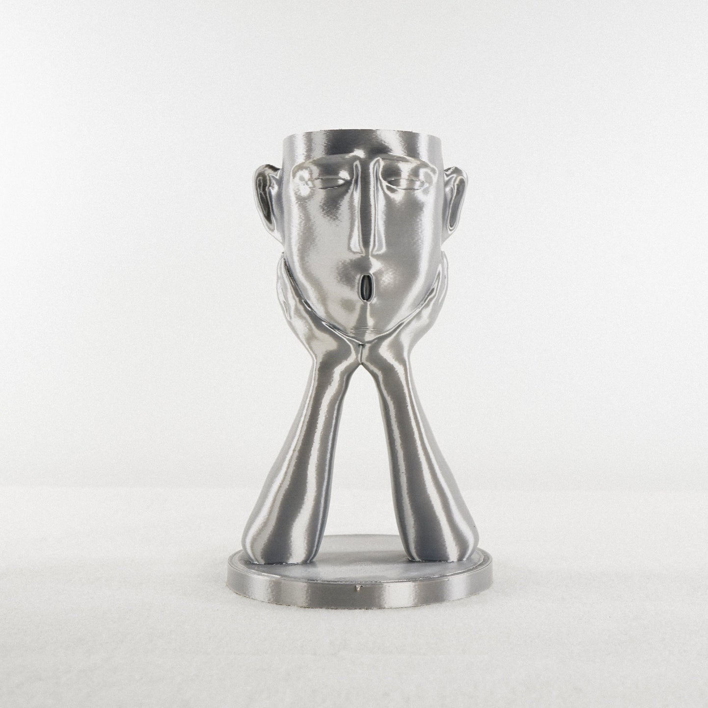 Stonehenge Air Head Planter - Rosebud HomeGoods Silver Without Air Plant MODERN HOME GOOD