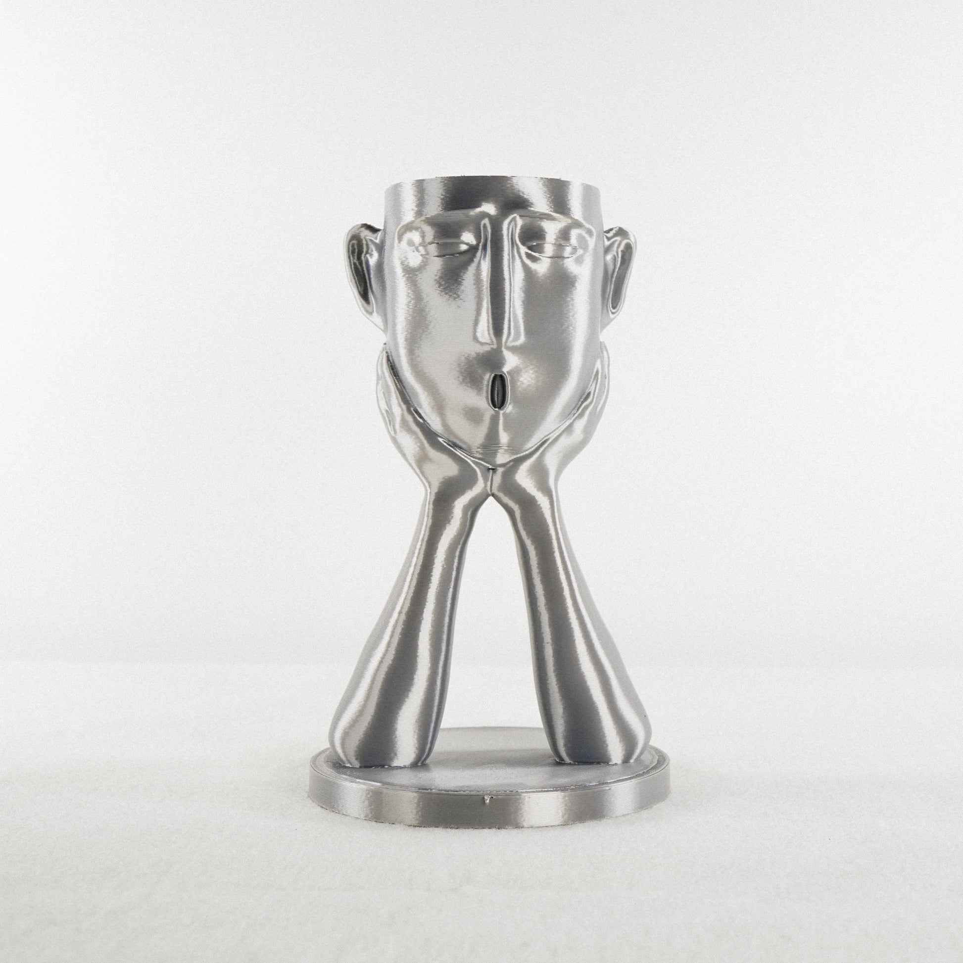 Stonehenge Air Head Planter - Rosebud HomeGoods Silver Without Air Plant MODERN HOME GOOD