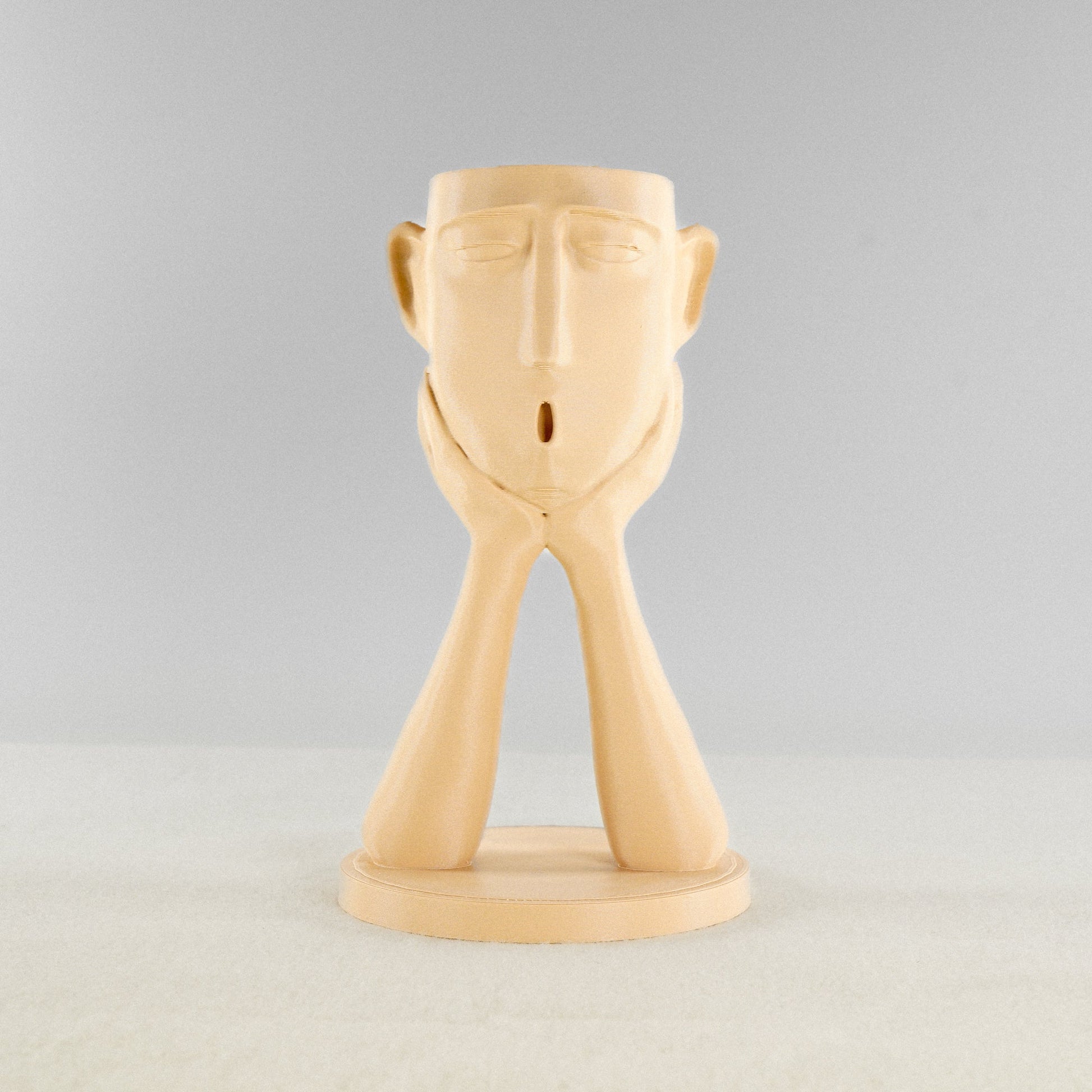Stonehenge Air Head Planter - Rosebud HomeGoods Beige Without Air Plant MODERN HOME GOOD