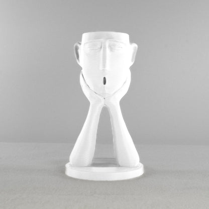 Stonehenge Air Head Planter - Rosebud HomeGoods White Without Air Plant MODERN HOME GOOD