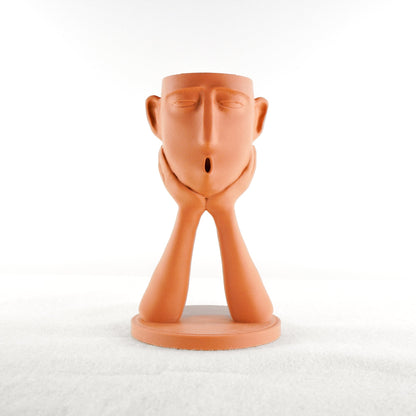 Stonehenge Air Head Planter - Rosebud HomeGoods Terracotta Without Air Plant MODERN HOME GOOD