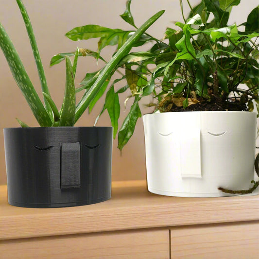 Stonehenge Face Planter - Rosebud HomeGoods 4 Black Without Drip Tray MODERN HOME GOOD