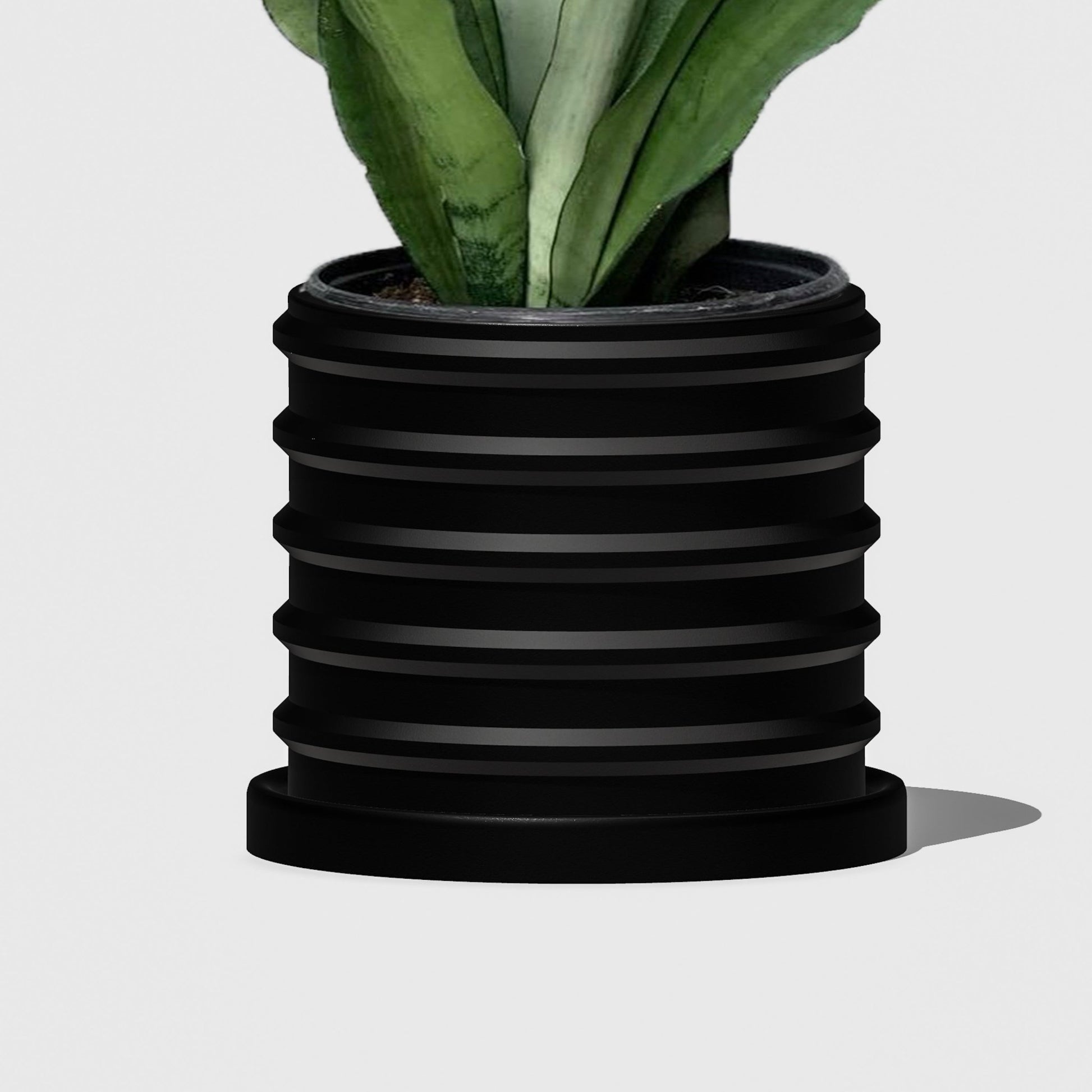 The Bubble Crest Planter - Rosebud HomeGoods Black 4 Without Drip Tray MODERN HOME GOOD